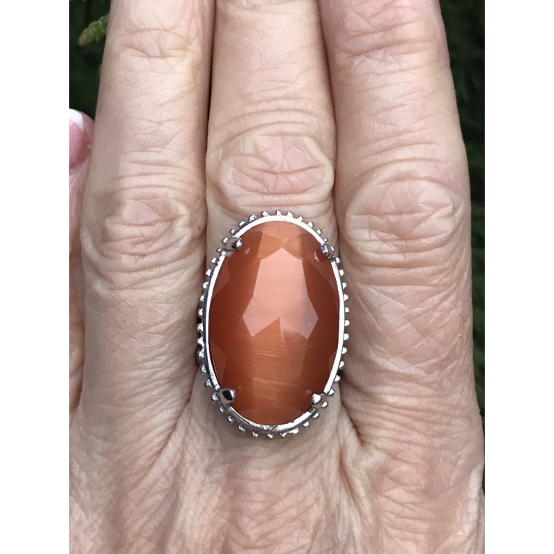 Кольцо серебряное с кварцем Донна (КК 9.95)