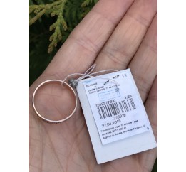 Кольцо серебро с позолотой Спаси и сохрани (1010377200)
