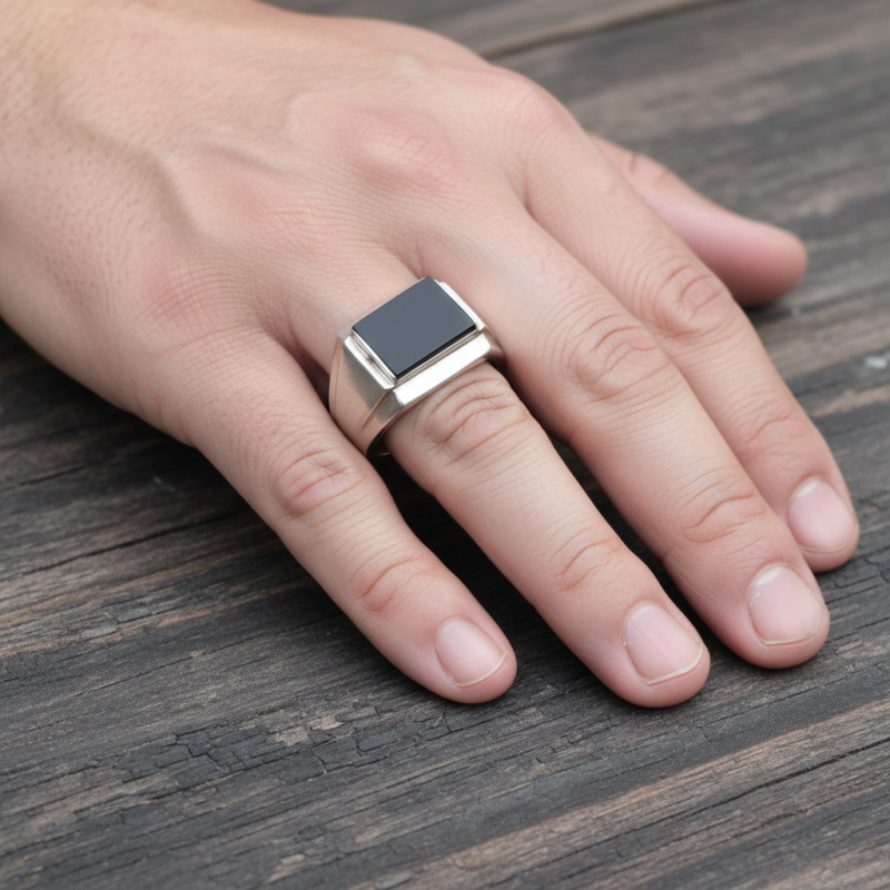 Печатка серебро (059)