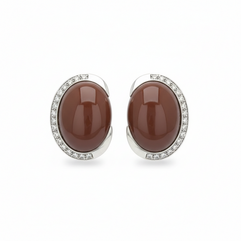 Серьги серебряные Сафлор 2 1160030