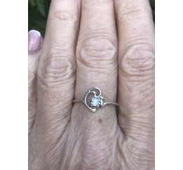 Кольцо серебряное с цирконием Гиацинт (2110484)
