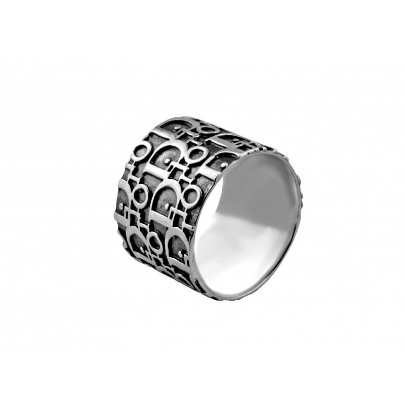 Кольцо серебряное Диор (100298)