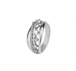 Кольцо серебряное с цирконием Санремо (1192/1р)