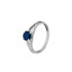 Кольцо серебряное с  натуральным сапфиром Карэлла 1853/9р сапфир