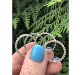 Кольцо серебряное с золотом 951