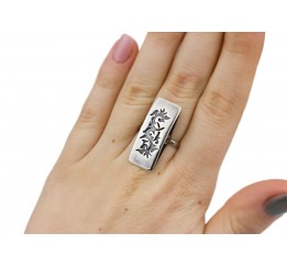 Кольцо серебряное Эдем (1131к)