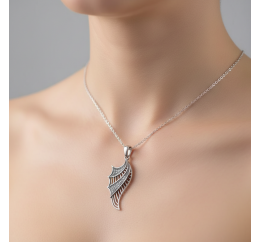 Подвес серебряный Веер 33286