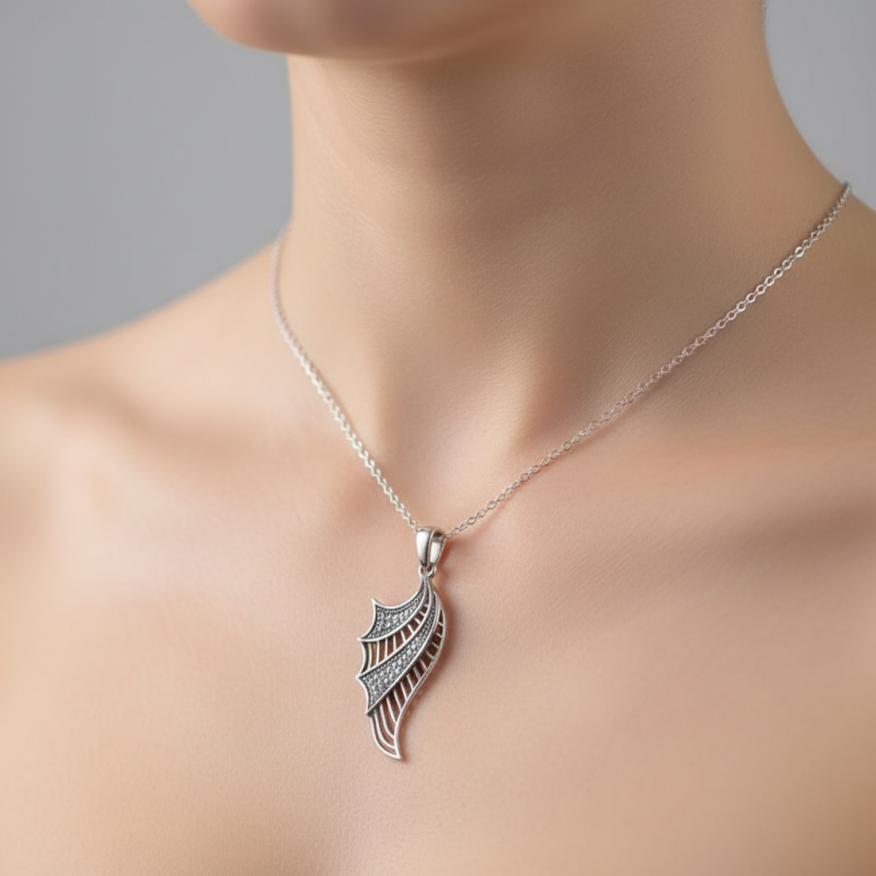 Подвес серебряный Веер 33286