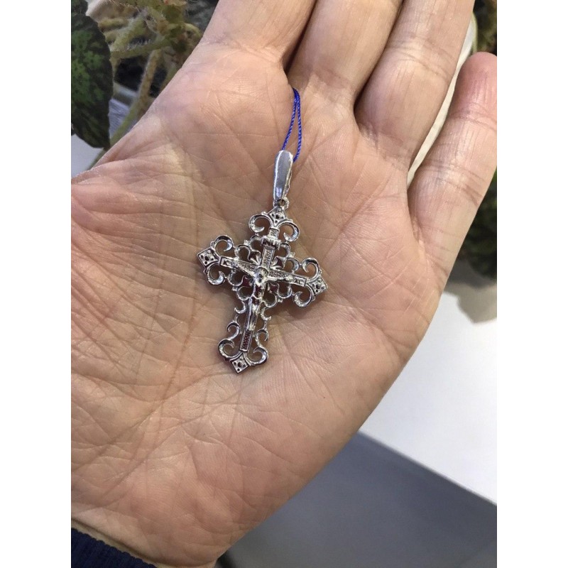 Подвес серебряный Крестик (2-0547.02)