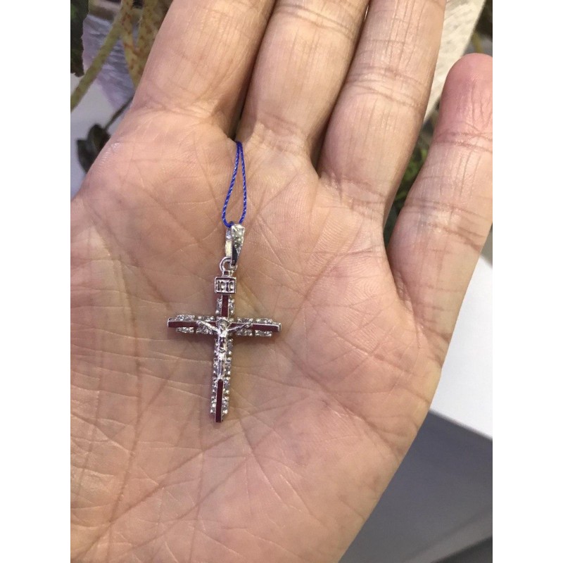 Подвес серебряный Крестик (2-0860.02)