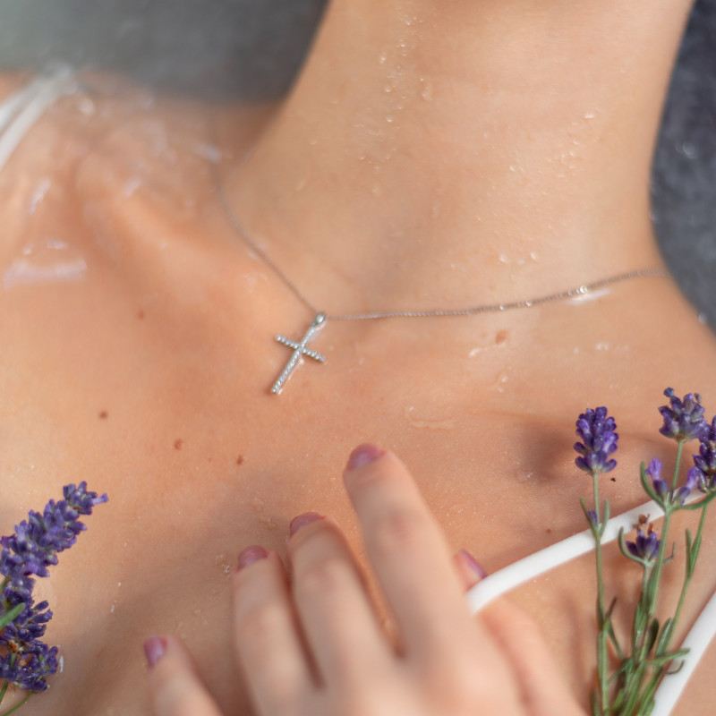 Подвес серебряный Крестик (991п)