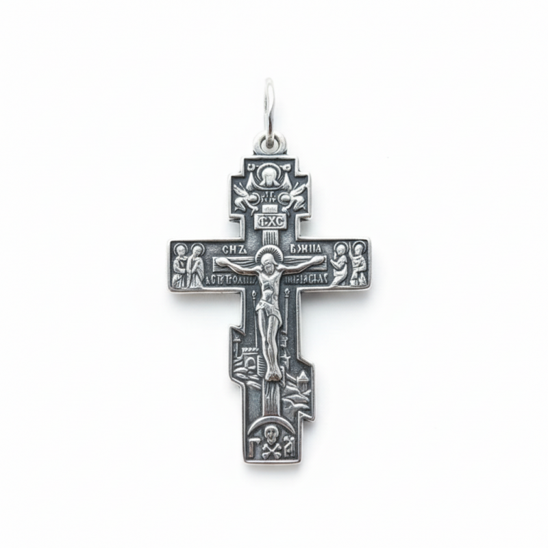 Подвес серебряный Крестик 5101