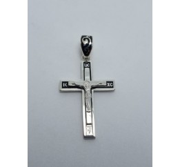 Крестик с эмалью (217чёрный)