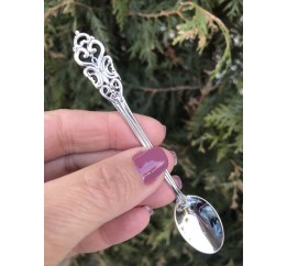 Ложка серебряная Вензель 8100200