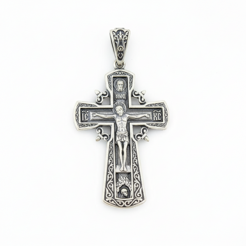 Подвес серебряный Крестик 088