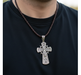 Подвес серебряный Крестик 088