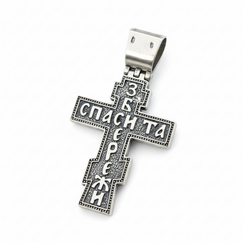 Подвес серебряный Крестик (А208п)