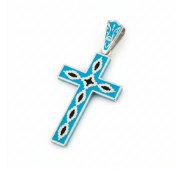 Подвес серебряный Крестик А243г