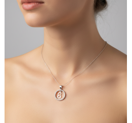 Подвес серебряный  буква З (050пЗР)