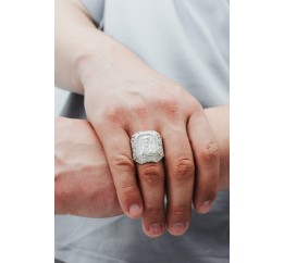 Печатка серебряная родированная Святой Николай 60020р