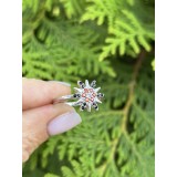 Кольцо серебряное с фианитом А305кр