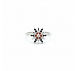 Кольцо серебряное с фианитом А305кр