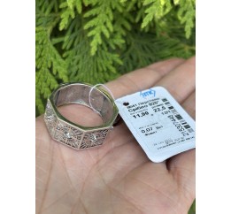Кольцо серебряное мужское (8641)
