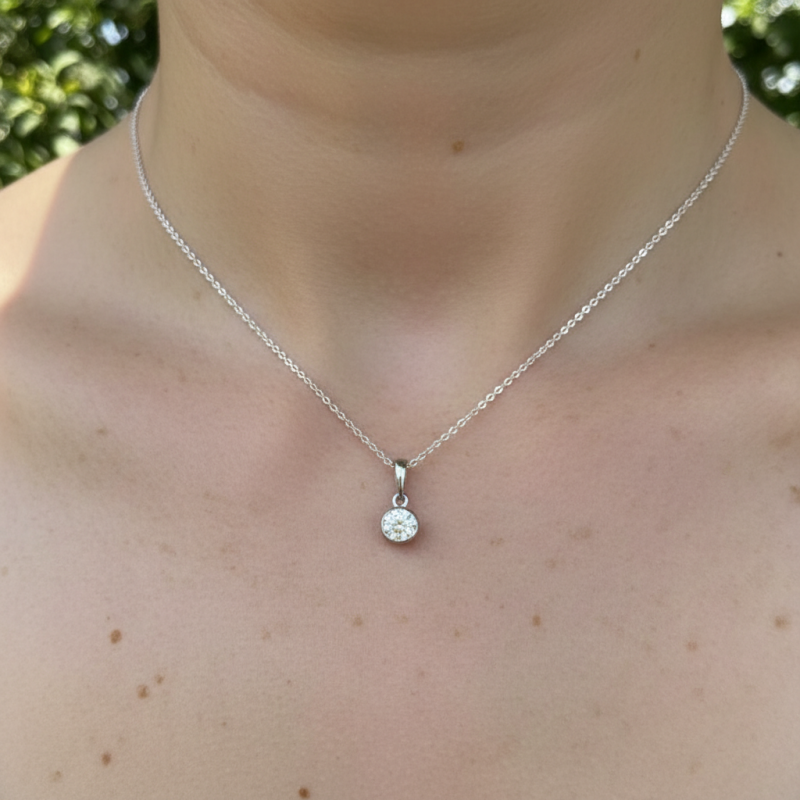 Подвес серебряный Камушек 30007р