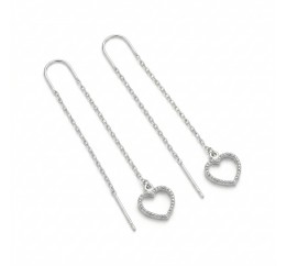 Серьги серебряные протяжки 21014р