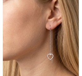 Серьги серебряные протяжки 21014р