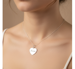 Подвес серебряный  Мама (401)