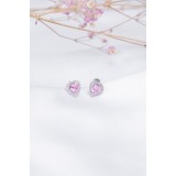 Серьги пусеты-гвоздики серебряные (423/3с)