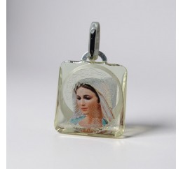 Ладанка серебряная Богородица Дева Мария (П2/3033)