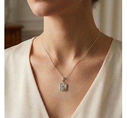 Ладанка серебряная Богородица Дева Мария (П2/3033)