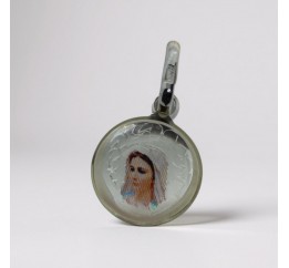 Ладанка серебряная Богородица Дева Мария (П2/3031)