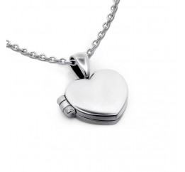 Подвес серебряный сердце открывающийся (7352)
