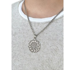 Подвес серебряный оберег Коловрат (7278)
