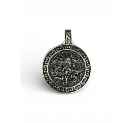 Подвес серебряный оберег Бог солнца Ра (7386)