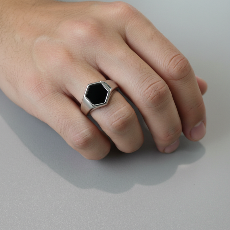 Печатка серебро (545-1)