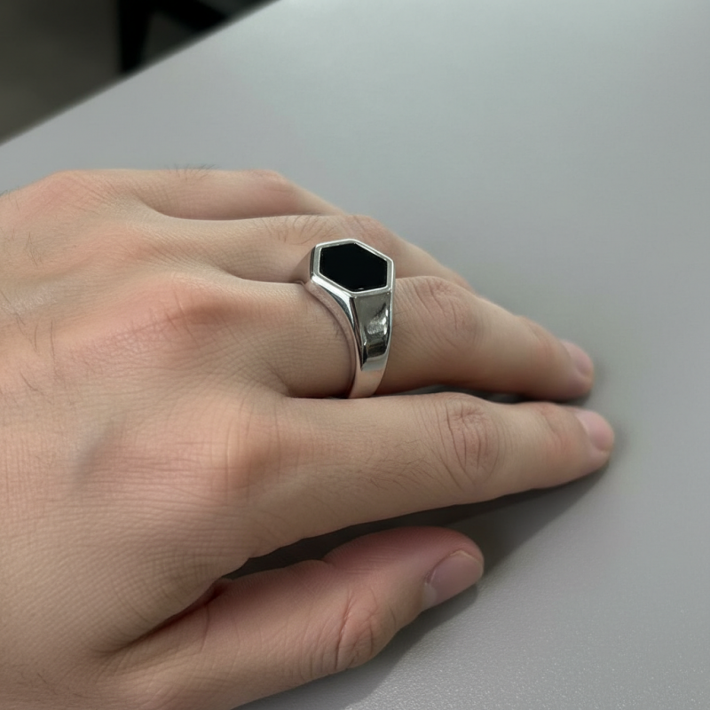 Печатка серебро (545-1)