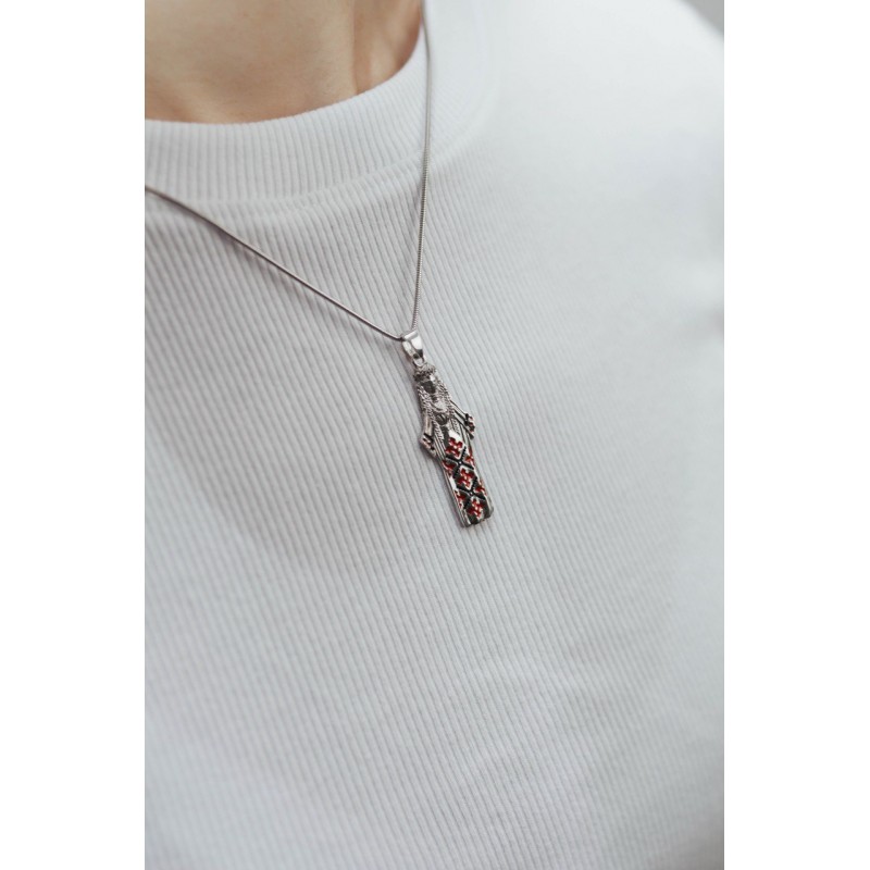 Подвес серебряный Лялька мотанка (А055п)