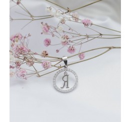 Подвес серебряный  буква Я (050Я)