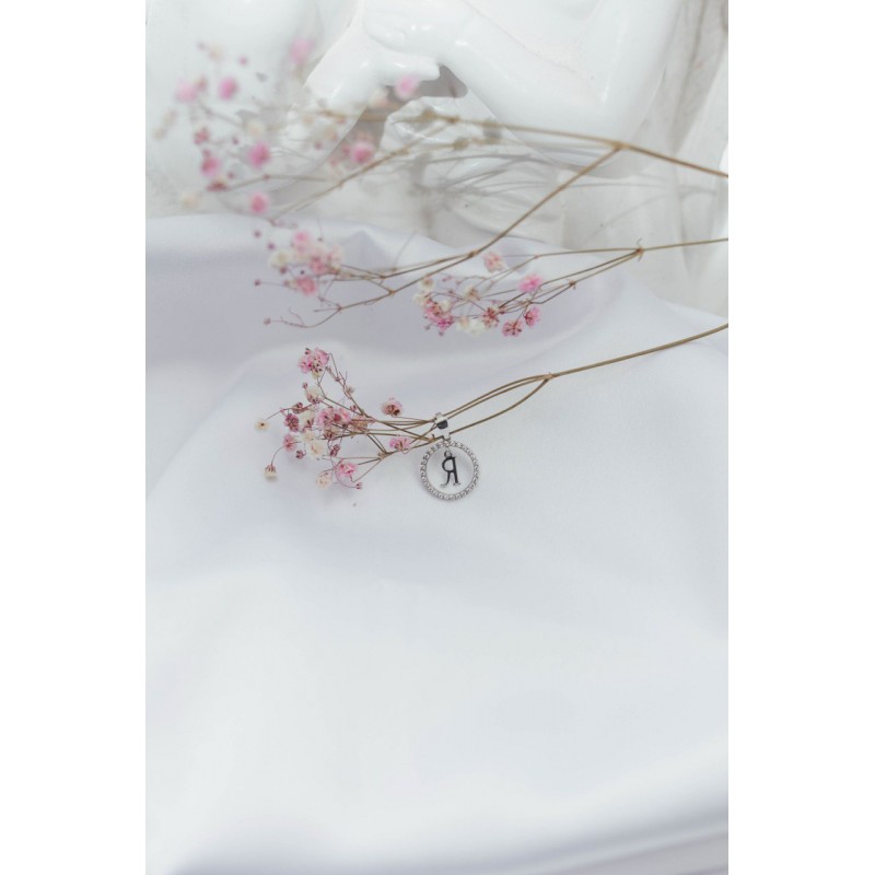 Подвес серебряный  буква Я (050Я)