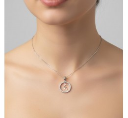 Подвес серебряный  буква Є (050Є)