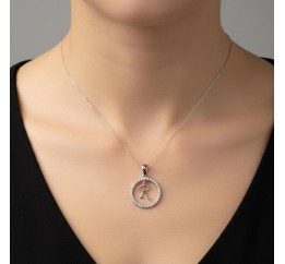 Подвес серебряный  буква К (050К)