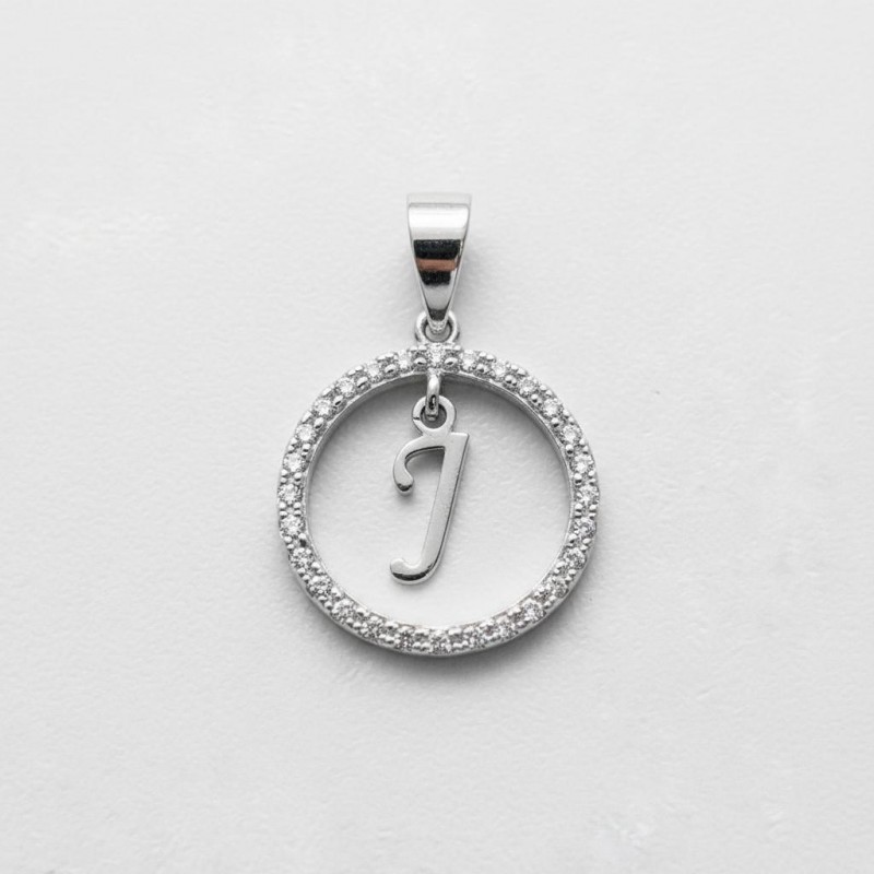 Подвес серебряный  буква І (050І)