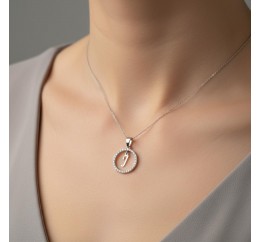 Подвес серебряный  буква І (050І)