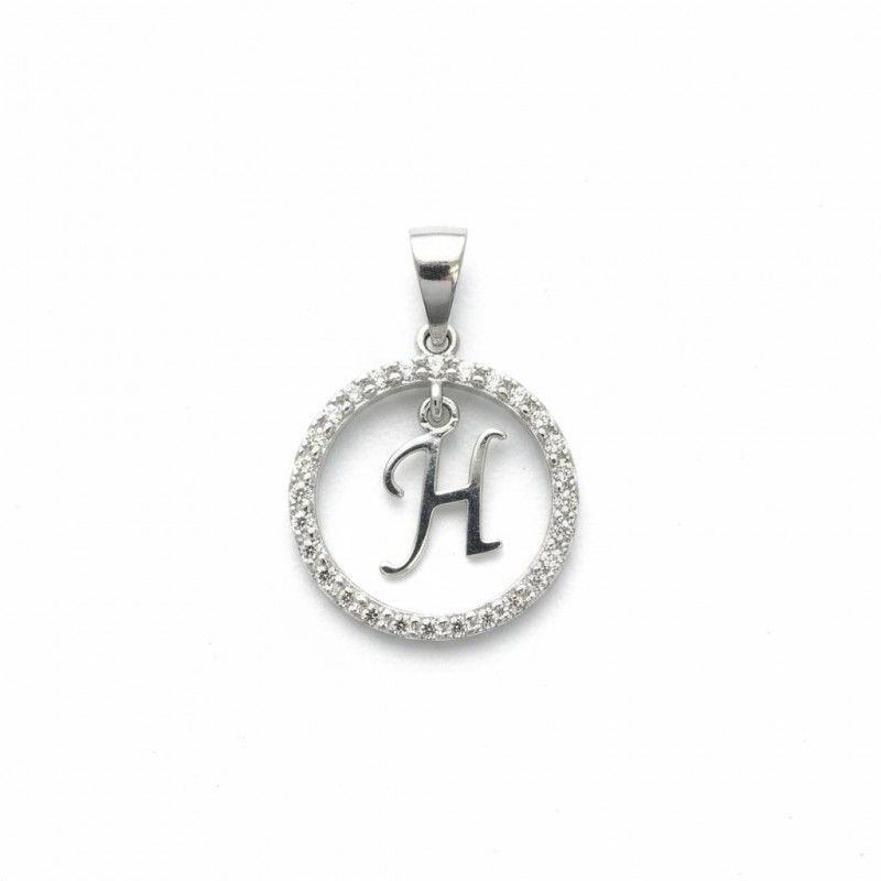 Подвес серебряный  буква Н (050Н)