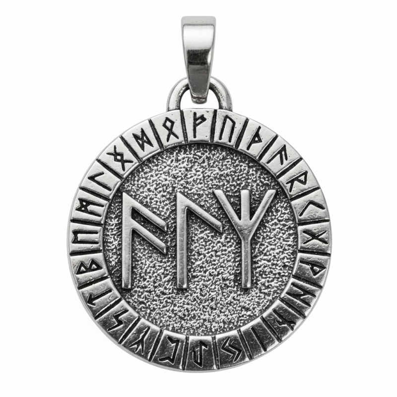 Подвес серебряный Три руны (А266п)