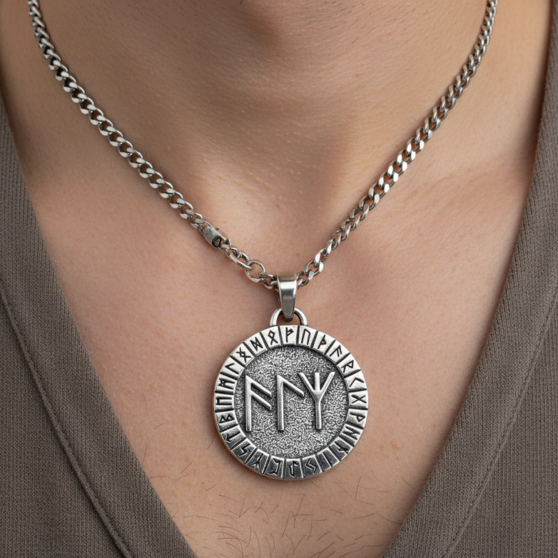 Подвес серебряный Три руны (А266п)